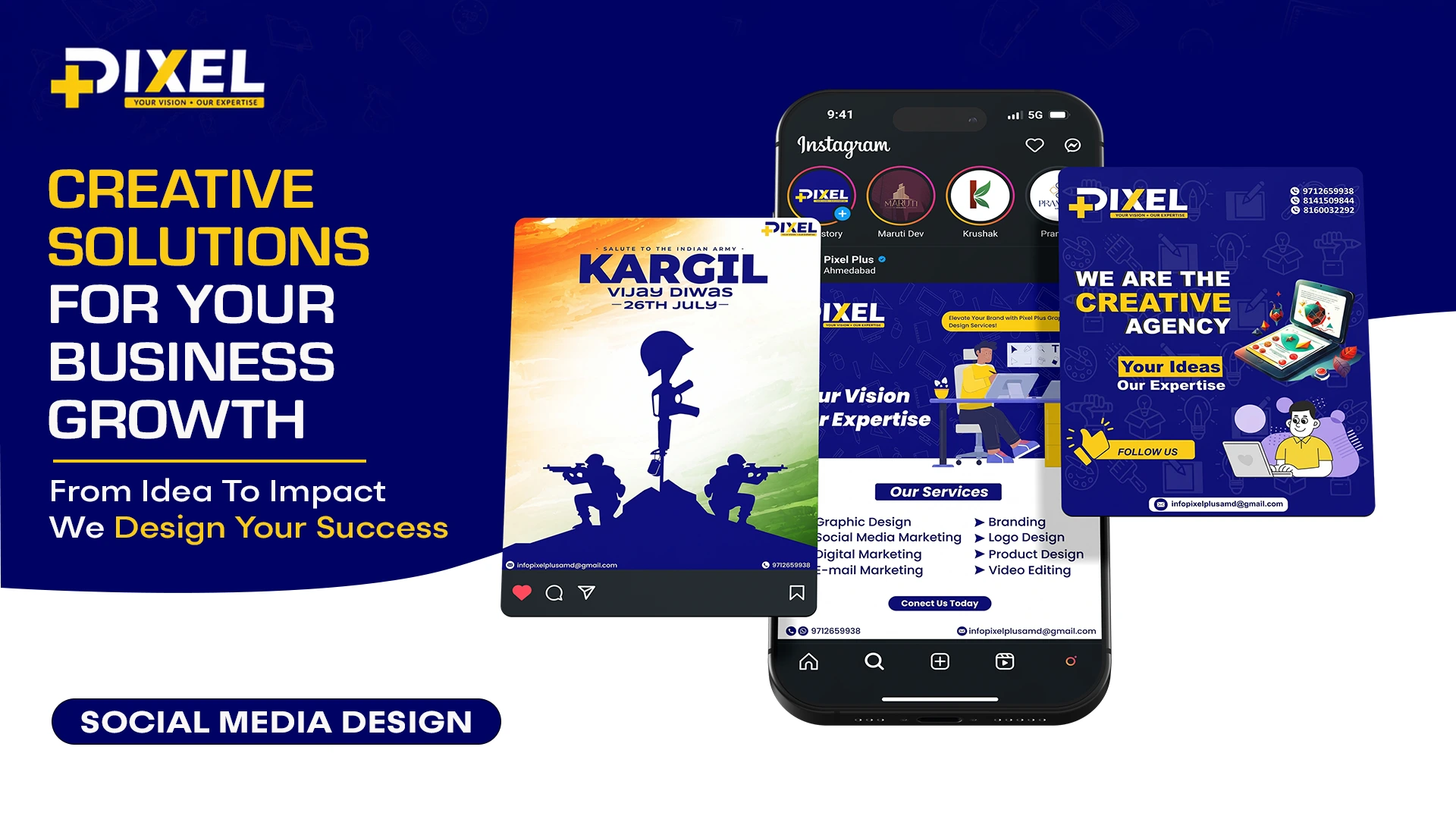 Brand Identity & Social Media Design for Digital Innovation Agency